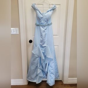 JJ's house blue "Cinderella" prom dress 8